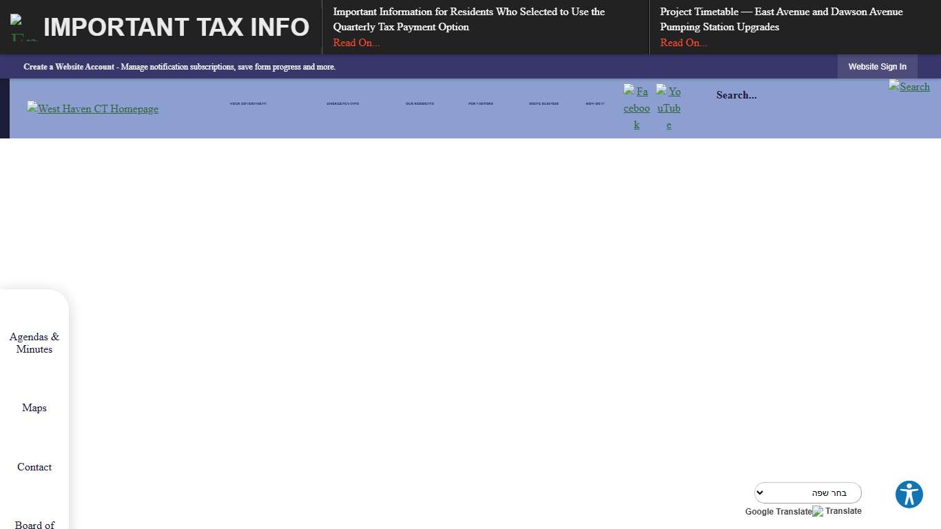 West Haven, CT Official Website